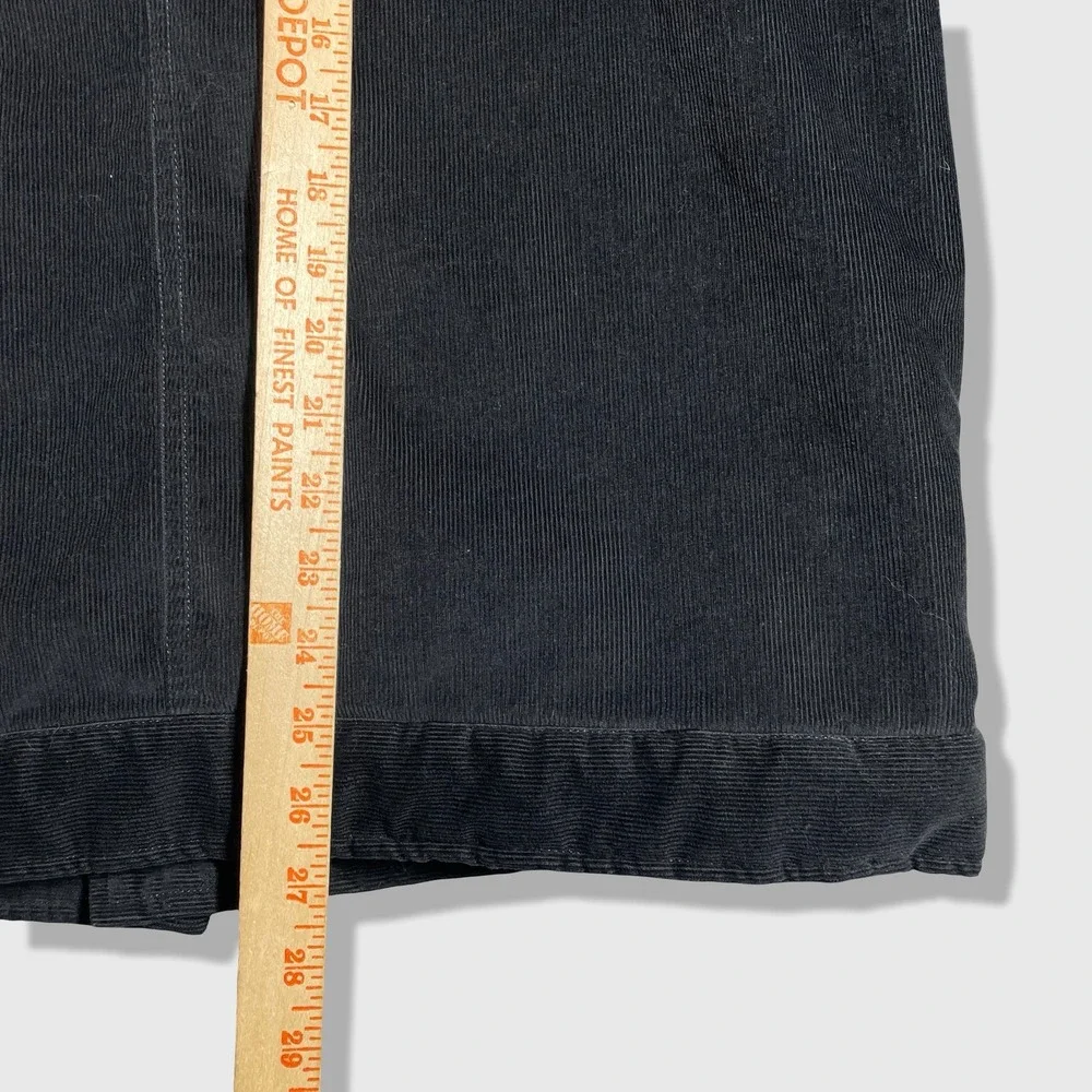 The North Face Corduroy Sherpa Lined Jacket Mens Large Black Workwear Gorpcore